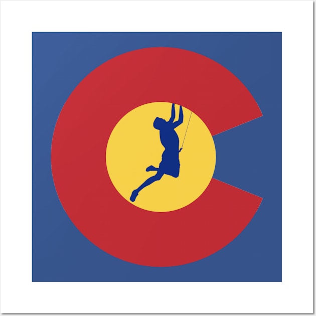 Colorado Climbing Wall Art by esskay1000